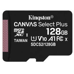 Kingston Canvas Select Plus - flash memory card - 128 GB - microSDXC UHS-I