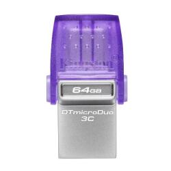 Kingston datatraveler microduo 3c - usb flash drive - 64 gb