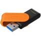 256GB Portable USB 3.2 Gen 1 DataTraveler Exodia S (Black/Orange)