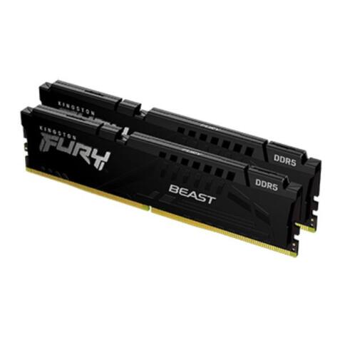 32GB 5200MHz DDR5 CL40 DIMM (Kit of 2) FURY Beast Black