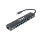 Docking Station USB-C PD 100W - 3 x USB 3.0 + Lan Giga + HDMI 4K