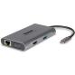 Docking Station USB-C  Power delivery 60W - 3 x USB 3.0 + Lan + HDMI + VGA