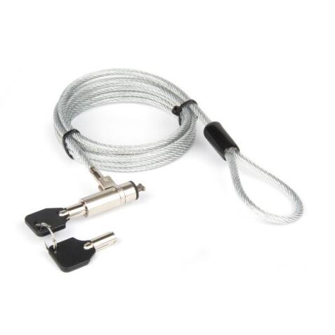 Cavo di sicurezza 150cm per notebook attacco Nano Slot 2 5x6mm