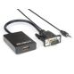 ADATTATORE VIDEO VGA M TO HDMI F CON AUDIO JACK 3 5MM 1080P