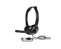 En_cuffia stereo con microfono  connessione usb-a