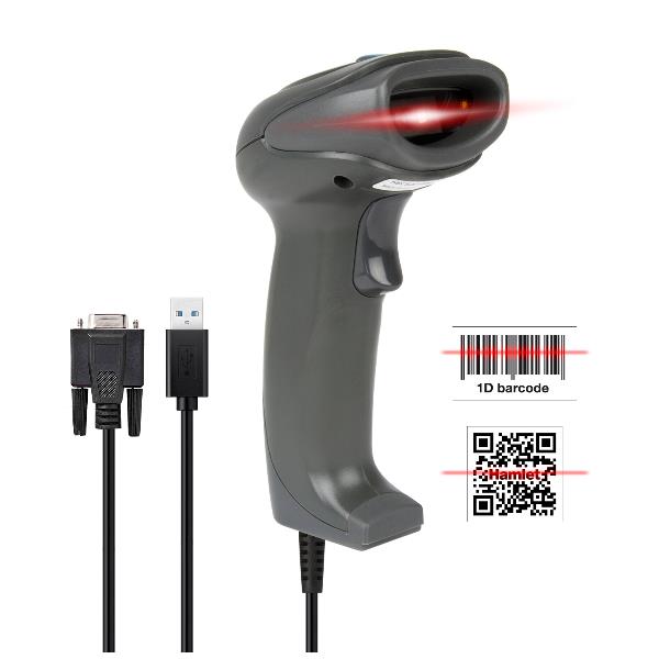 Barcode Scanner Professionale 2D/1D USB e Seriale per lettura codici QR e  Lineari su