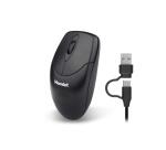 XMICEU2-CA MOUSE DOPPIA CONNESSIONE USB-C + USB-A 1000dpi + 3 TASTI SCROLL