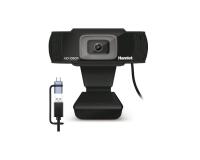 HWCAM1080-CX Webcam USB 1080p Microfono Integrato - USB-A + USB-C