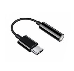 HHEADA-DC Adattatore convertitore DAC per Audio stereo e microfono USB-C to Jack femmina 3,5 mm