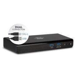 Dock Station 300 Type-C USB 3.0 Type A +HDMI+DVI+HUB 6 p +LAN+Audio  2.1