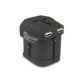 ADATTATORE DA VIAGGIO UNIVERSALE  USB CHARGER 2X 2100 MA HAMLET