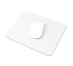 XMICEPAD-W Mouse Pad Poliestere Bianco con base in gomma 23x19 cm