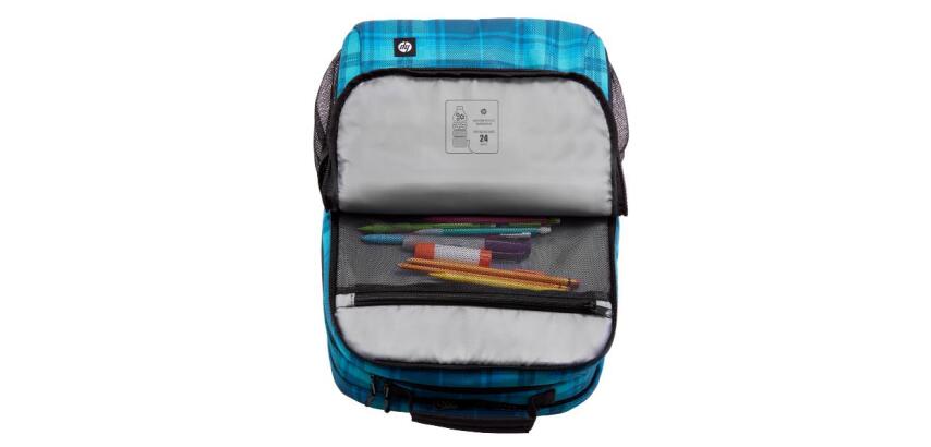 HP CAMPUS XL TARTAN PLAID BACKPACK