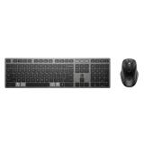 Combinazione di tastiera e mouse wireless ricaricabili multidispositivo HP 720