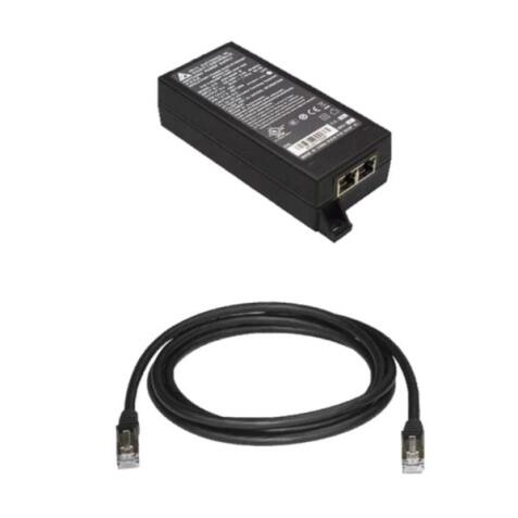 Poly PoE++ 65W 2.5G Adapter with 3.66m CAT6A Cable and Power Cord