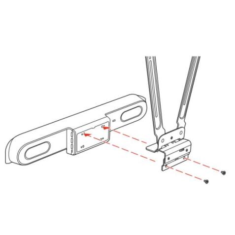 Kit di montaggio VESA per Poly Studio X52/V52