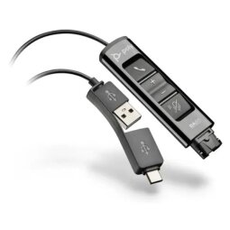 Poly DA85 USB to QD Black Adapter TAA