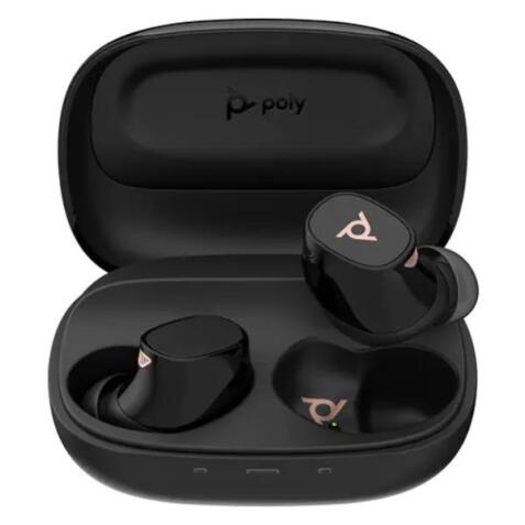 Poly Voyager Free 20 Black Earbuds +Basic Charge Case