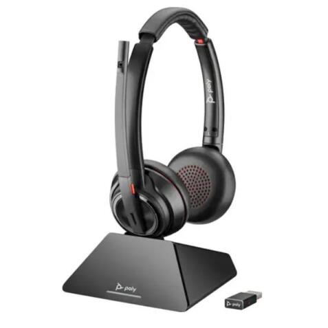 Poly Savi 8220 UC Microsoft Teams Certified DECT 1880-1900 MHz USB-A Headset