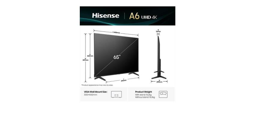 EOL 65 A69Q 4K UHD SMART VIDAA