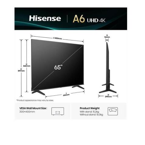 65 A69Q 4K UHD SMART VIDAA