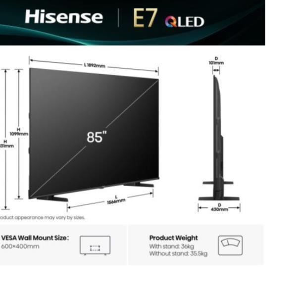 85 E79Q QLED 4K UHD SMART VIDAA