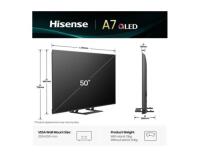 50 A79Q QLED 4K UHD SMART VIDAA + SUBWOOFER POSTERIORE