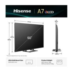 50 A79Q QLED 4K UHD SMART VIDAA + SUBWOOFER POSTERIORE