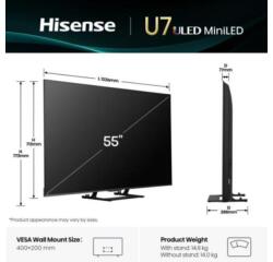 50 U79Q MINI LED 4K UHD SMART VIDAA REFRESH RATE 144HZ