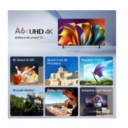 43 LED 4K HDR 10+DOLBY VISION TVSAT