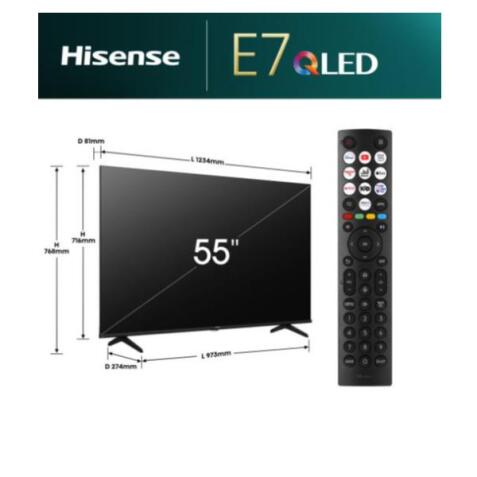 55 4K QLED VIDAA D.VISION D.ATMO