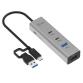 HUB Universale MTL USB-C/USB-A (4 porte USB (2x USB-A e 2x USB-C) + PD 85W