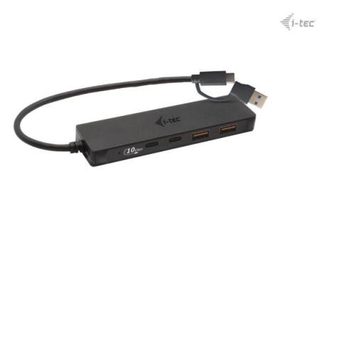 HUB Universale USB-C / USB-A a 4 Porte USB: 2x USB-C 3.2 Gen 2 (10Gbps) + 2 x USB-A 3.2 Gen 2 (10Gbps)