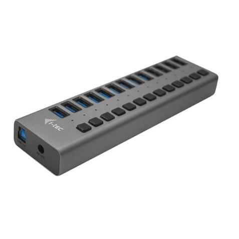 HUB USB-A 3.0 a 13 porte USB A + Alimentatore 60 W