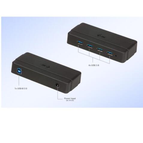 HUB USB 3.0 di ricarica a 4 Porte USB 3.0 (1xUSB 3.0 BC1.2) con Alimentatore