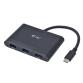 Adattatore Video USB-C a HDMI + 2xUSB 3.0 + 1xUSB-C Dati / PD 60W