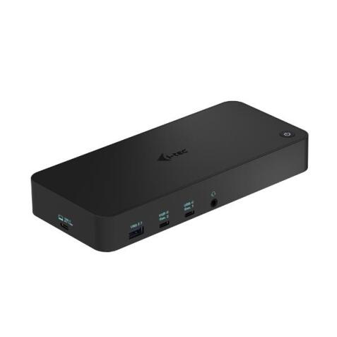 Docking Station Universale USB 3.0 / USB-C Triplo Monitor 4K ( Tre monitor: 2xDP, 3xHDMI), 5xUSB (fino a 10Gbps) + PD 100W con alimentatore