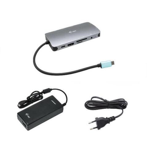 DOCKING STATION USB-C 11 in 1 con HDMI + VGA+ RJ45 LAN + PD100W con Alimentatore 112W