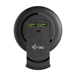 i-Tec Built-in Desktop Fast Charger power adapter - 3 x USB Type A, USB-C - 96 Watt