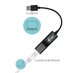 Adattatore USB 2.0 a Ethernet RJ-45