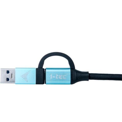 USB-C Cable to USB-C+USB 3.0 Adapt