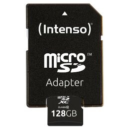 MICRO SD CLASSE 10 128 GB con ADATTATORE