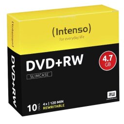 DVD+RW 4.7 GB - SLIM CASE 10 PZ.