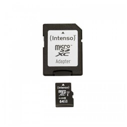 Micro SD con Adattatore 64gb UHS-I Premium