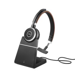 JABRA EVOLVE 65 SERIE SE  MS MONO CON SEDE DI RICARICA E NANO DONGLE  USB LINK380A