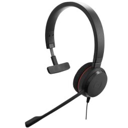 JABRA EVOLVE 20 MS MONO USB-A CANCELLAZIONE DI RUMORE CONNETTIVITÀ USBCON TASTO  MUTE   COPRIAURICOLARI IN GOMMAPIUMA  CERTIFICATA MICROSOFT