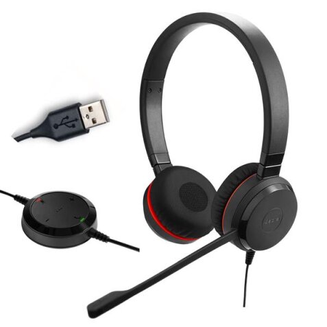 JABRA EVOLVE 20 ES UC DUO USB-A