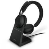 26599-999-889 -Jabra Evolve2 65, Link380c MS Stereo con Sede di ricarica, Black