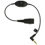 QD CORD TO 3.5MM PLUG WITHOUT CALL CONTROLLER E.G. BLACKBERRIES       I-PHONES