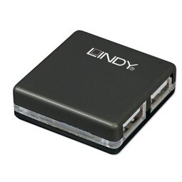 Lindy USB 2.0 Mini Hub 4 Port